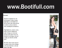 Tablet Screenshot of bootifull.com